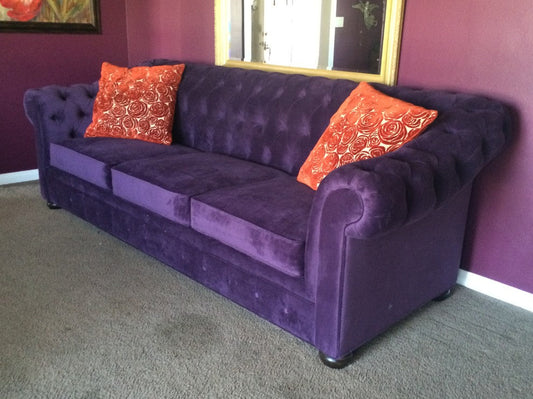 Why a purple couch tells the world you're broke and tasteless